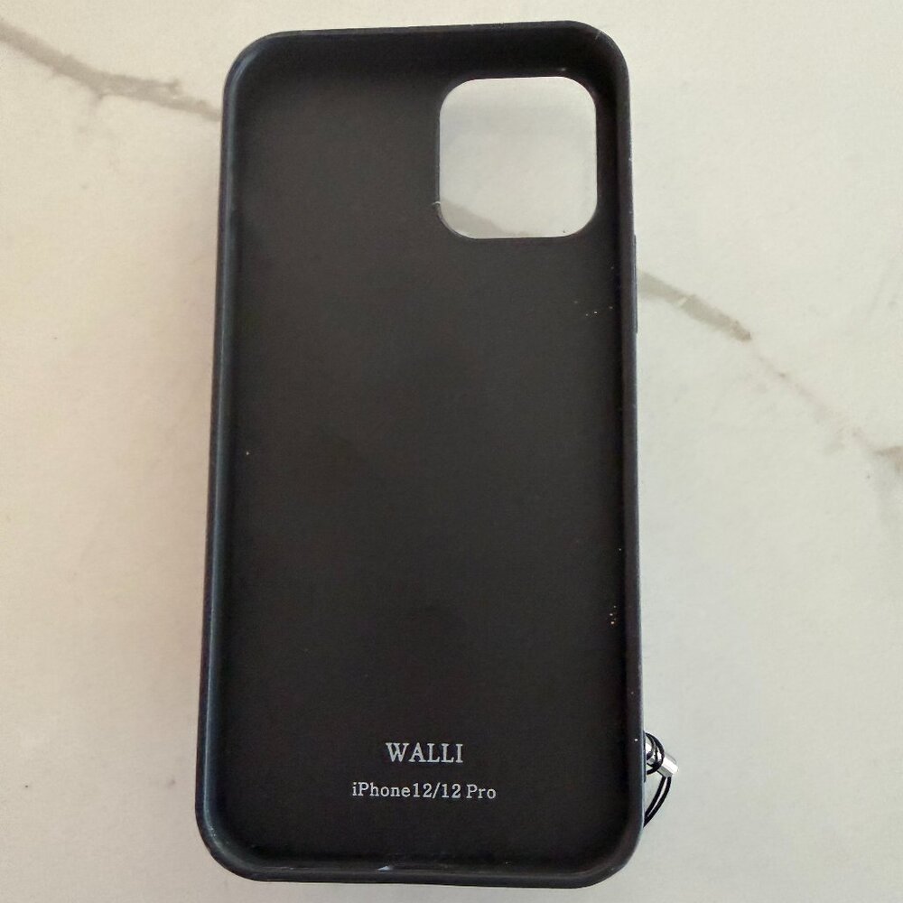 iPhone 12 pro Walli case Blacked Out Leopard Magnetic Case and Wallet - Picture 5 of 5